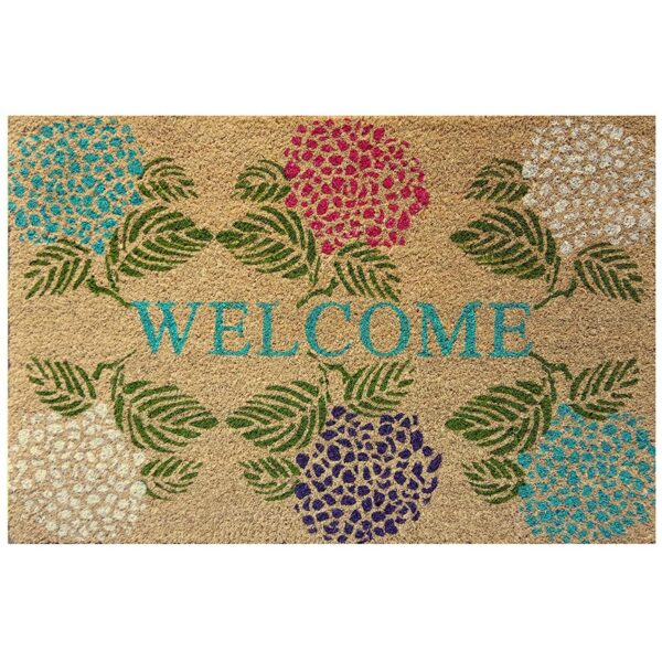 Hydrangea Coir Entrance Mat (Min 4) - Image 2