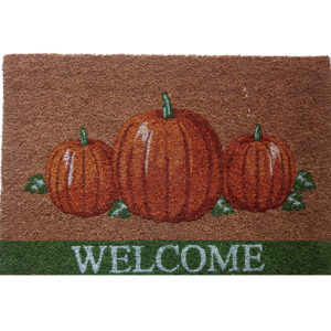 Pumpkins Weclome Coir Entrance Mat (Min 4)