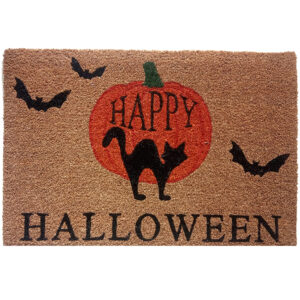 Halloween Cat Coir Entrance Mat (Min 4)