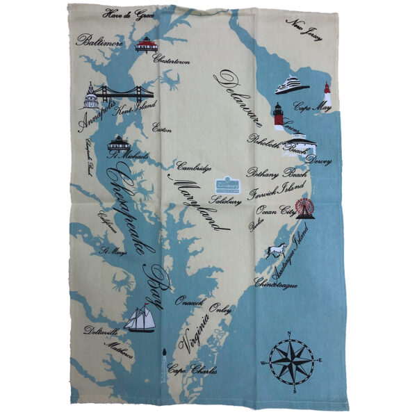 Mid Atlantic Tea Towel