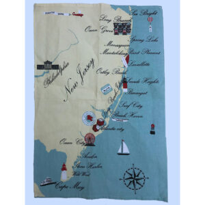 New Jersey Destination Tea Towels (Pack of 6) Min 2