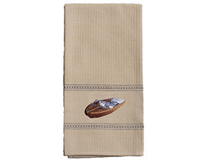 Wooden Boat Premium Embroidered Kitchen Towels..Min 12.