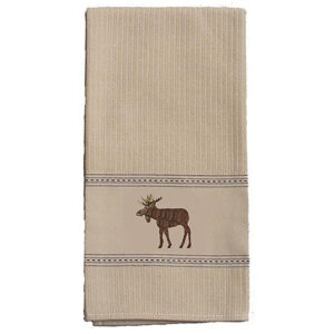 Moose Premium Embroidered Kitchen Towels..Min 12.