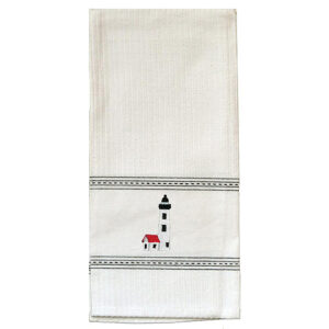 Lighthouse Premium Embroidered Kitchen Towels..Min 12.