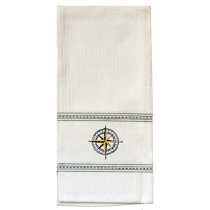 Compass Premium Embroidered Kitchen Towels.Min 12.