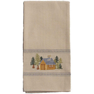 Cabin Premium Embroidered Kitchen Towels.Min 12.