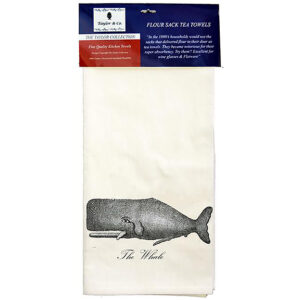 Whale Flour Sack Tea Towels..Min 12.