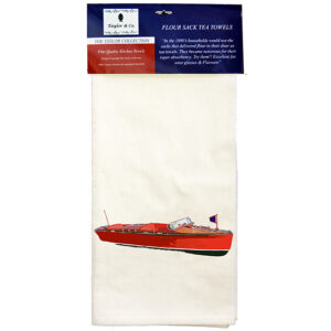 Wooden Boat Flour Sack Tea Towels.Min 12.