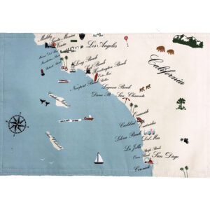 Southern California Destination Series Outdoora TM Fabric Indoor/Outdoor Placemats (Min Dozen)