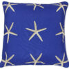 Navy Starfish Pillow