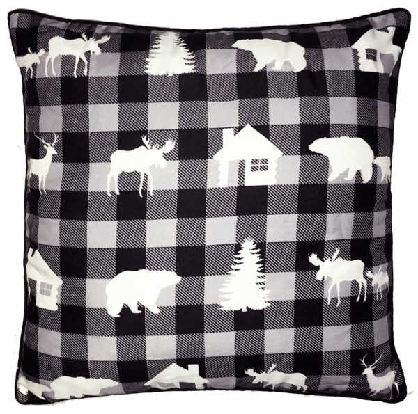 Buffalo Check Grey Pillow