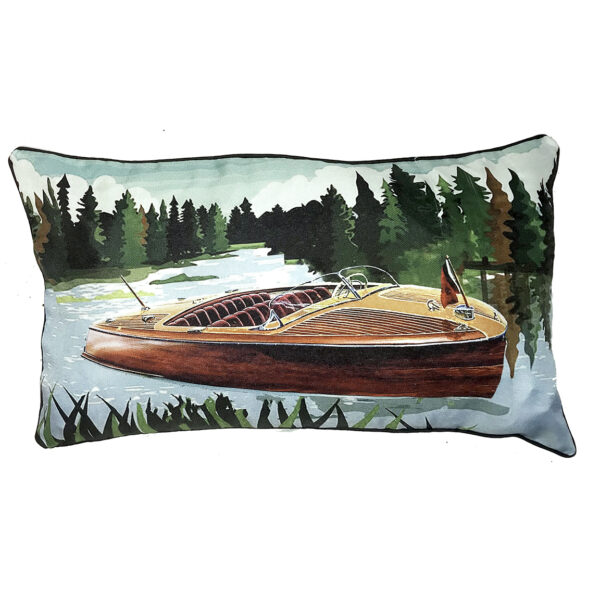 Wooden Boat Pillow