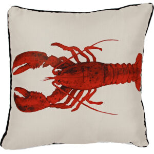 Lobster Pillow Outdoora TM Fabric. Indoor/Outdoor.18″ x 18″. Min 2