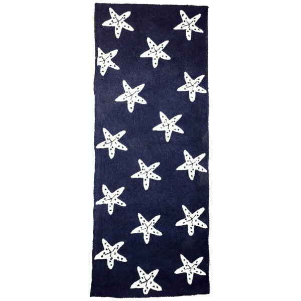 Navy Starfish Rug