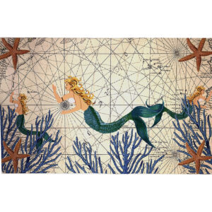 Mermaid Weathergripper TM 2′ x 3′ Enrty & Kitchen Mat by Taylor & Co Min 2