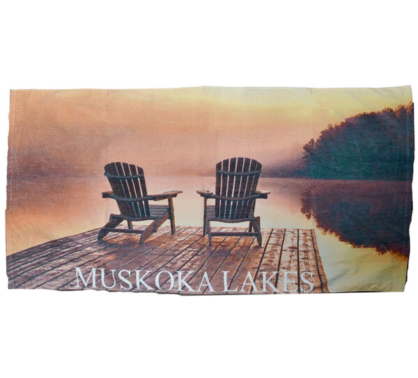 Adirondack Muskoka Chairs Custom Beach Towels