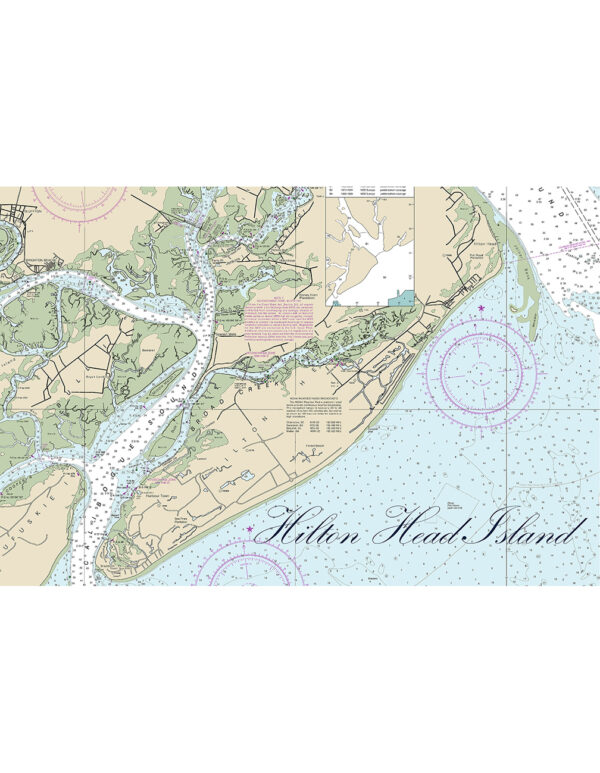 NOAA Charts Custom Placemats