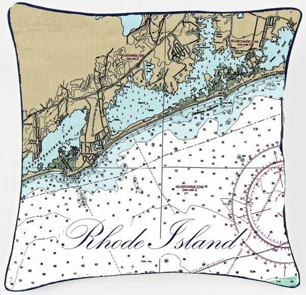 NOAA Charts Custom Pillows