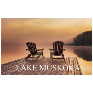 Mats Entry and Kitchen Custom Muskoka/ADK Chair Name Drop. 20″ x 30″ . Natural Rubber. All Season. Min 50 For Custom