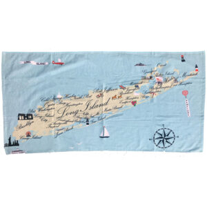 Long Island Destination Beach Towels. 100% Cotton. 30×60. Min 4