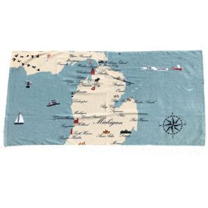 Michigan Destination Beach Towels. 100% Cotton. 30×60. Min 4