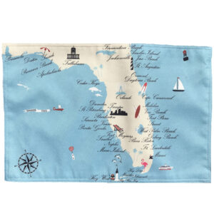 Florida Destination Series Outdoora TM Fabric Indoor/Outdoor Placemats.(Min Dozen)