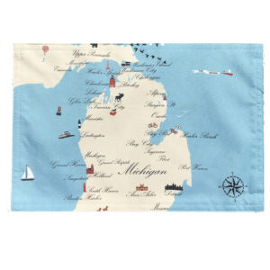 Michigan Destination Series Outdoora TM Fabric Indoor/Outdoor Placemats (Min Dozen)