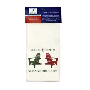 Flour SackTea Towels – AKD Chair Coordinates Name Drop . 100% Cotton. By Taylor & Co Min 72