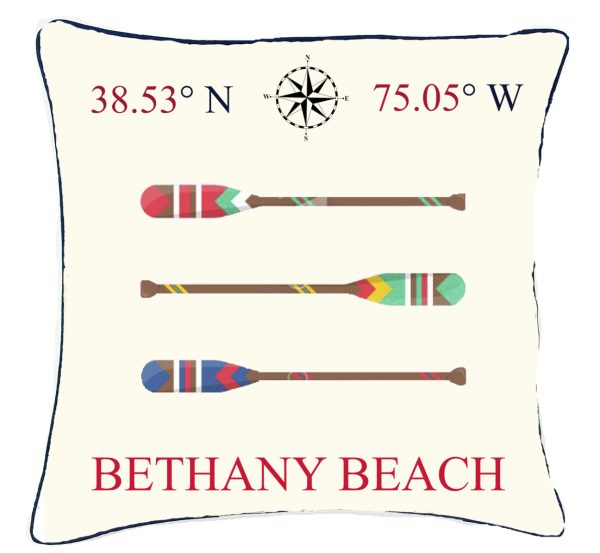 Pillows Custom Paddles Coordinates. Outdoora TM Fabric. Indoor/Outdoor. 18" x18" . Min 30 For Custom.