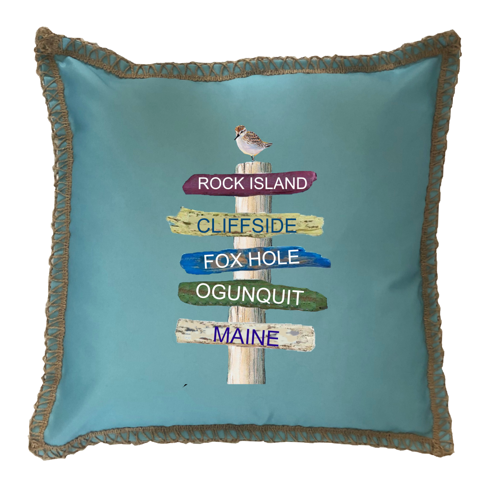 Harbor Signs Pillows Custom