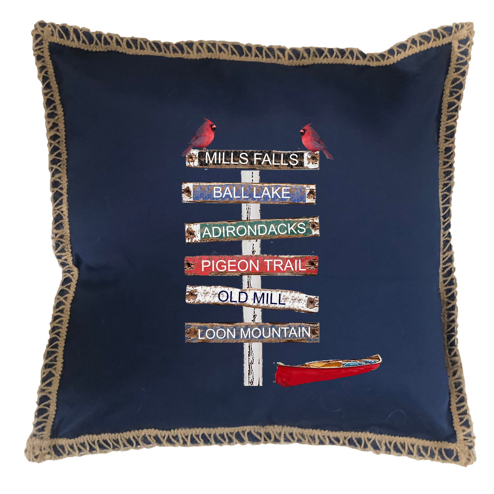 Lake Name Custom Pillows