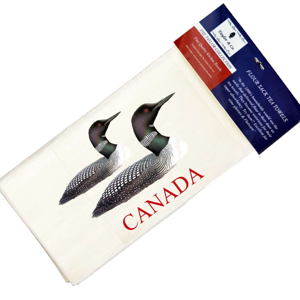 Canada Loons Tea Towels