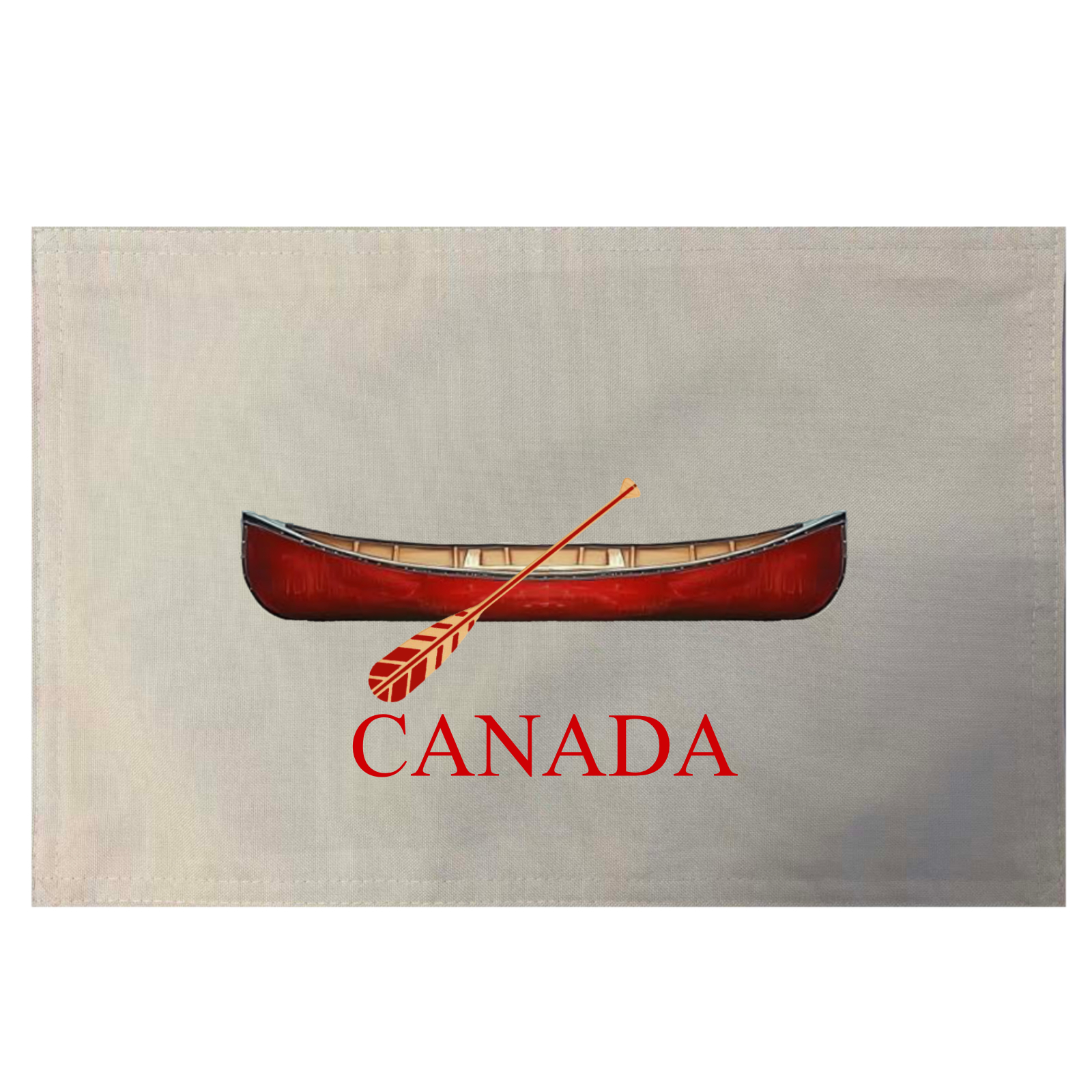 "Canada" Red Canoe Placemats 12" x 18" - Image 2