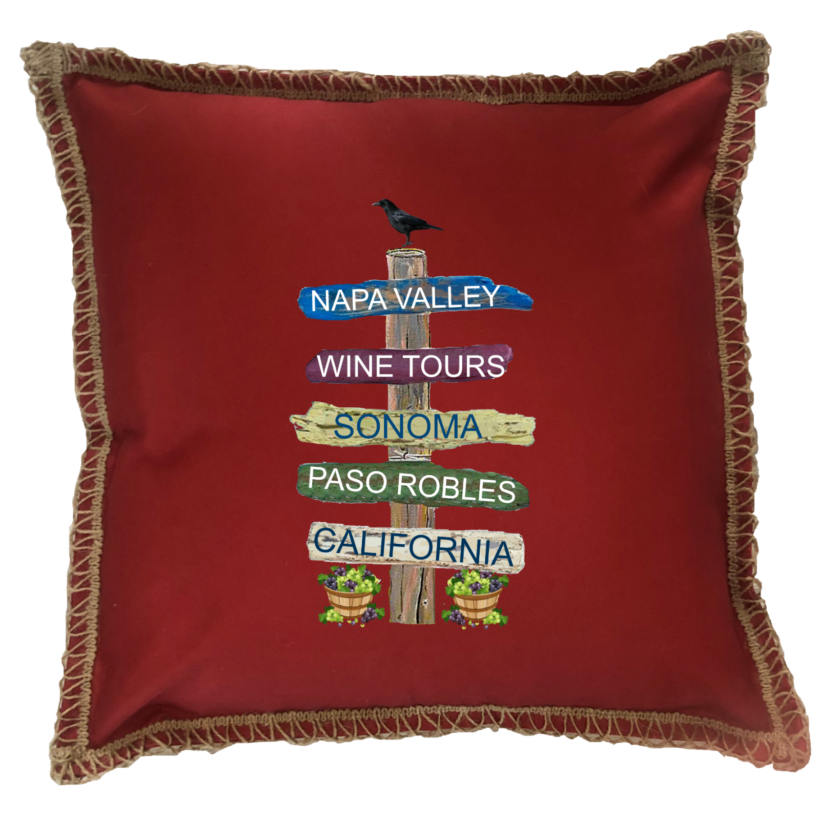 Winery Custom Pillows