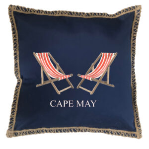 Custom Beach Chairs New Burlap Lace Trim Linen Weave Pillows Trim. 18″ x 18″