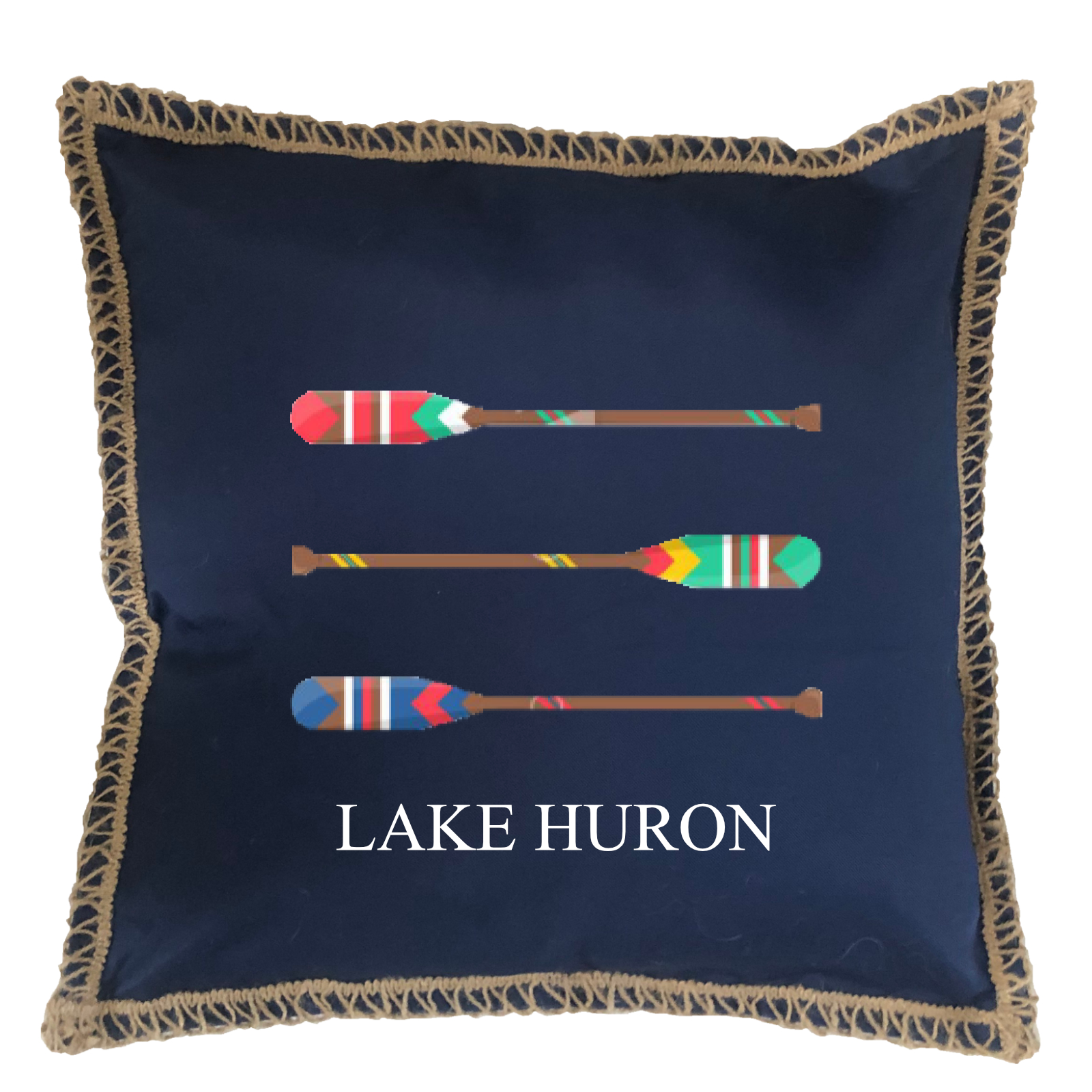 Paddles Pillow Decorative Name Custom