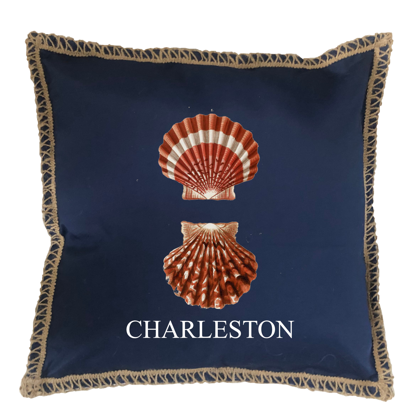 Shells Pillow Custom Name Decorative