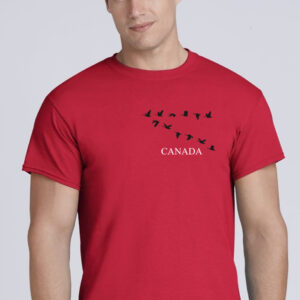 T-Shirt Canada Geese. 100% Cotton. Min 24 Assorted