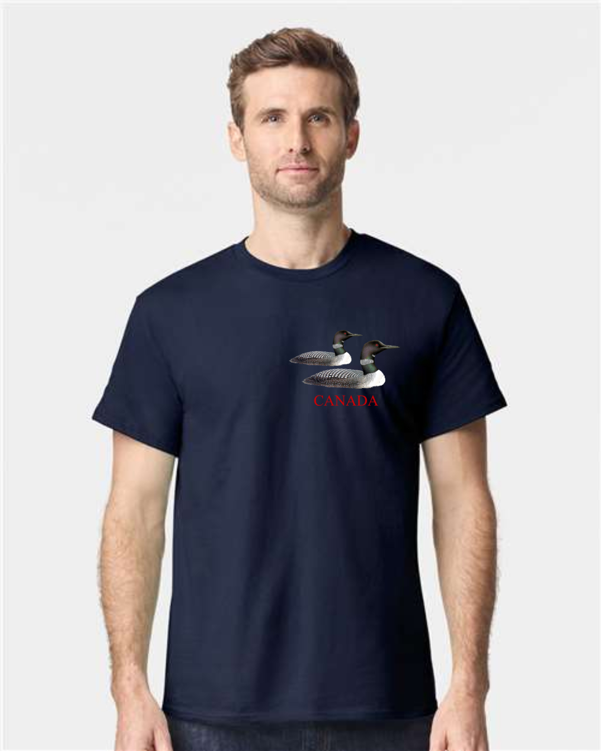 T-Shirt Loons Canada. 100% Cotton. Min 24 Assorted - Image 3