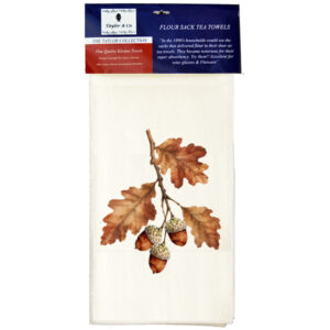 Acorns Flour Sack Tea Towels. (Min 12)
