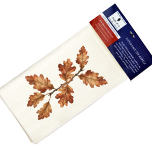 Oak Leaves Flour Sack Tea Towels. (Min 12)