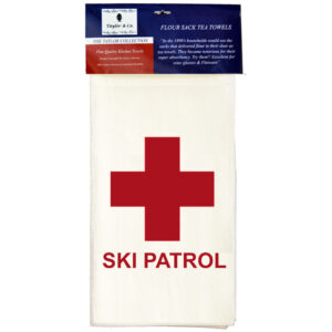Ski Patrol Flour Sack Tea Towels. (Min 12)