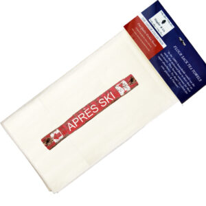 Apres Ski Flour Sack Tea Towels. (Min 12)
