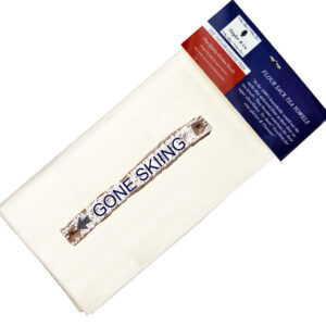 Gone Skiing Flour Sack Tea Towels.(Min 12)