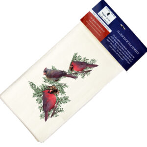Winter Cardinals Flour Sack Tea Towels.(Min 12)