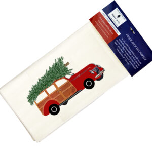 Christmas Woody Flour Sack Tea Towels (Min 12)