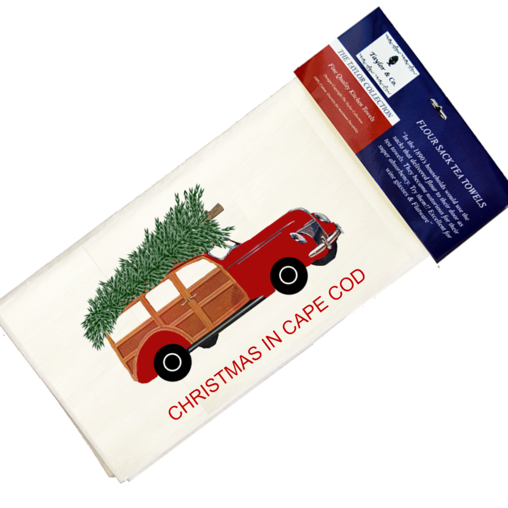 Christmas in Cape Cod Tea Towels