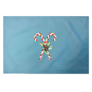 Candy Cane Placemats. Indoor/Outdoor. 12″ x 18″ (Min 12)