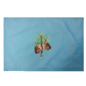 Pine Cones Placemats. Indoor/Outdoor. 12″ x 18″  (Min 12)