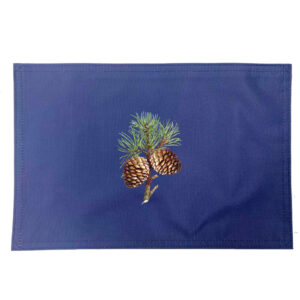 Pine Cones Placemats. Indoor/Outdoor. 12″ x 18″  (Min 12)